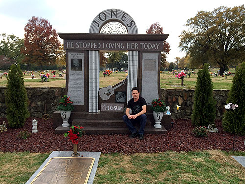 George Jones monument. Photo Credit: Miles Barker 